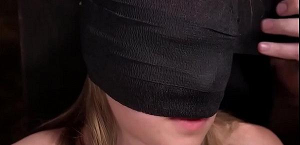  Blindfolded Ashley Lane gets whipped